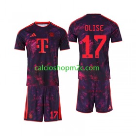 Bayern Monaco Michael Olise 17 Bambino Maglia Terza 2026/2027 Manica Corta